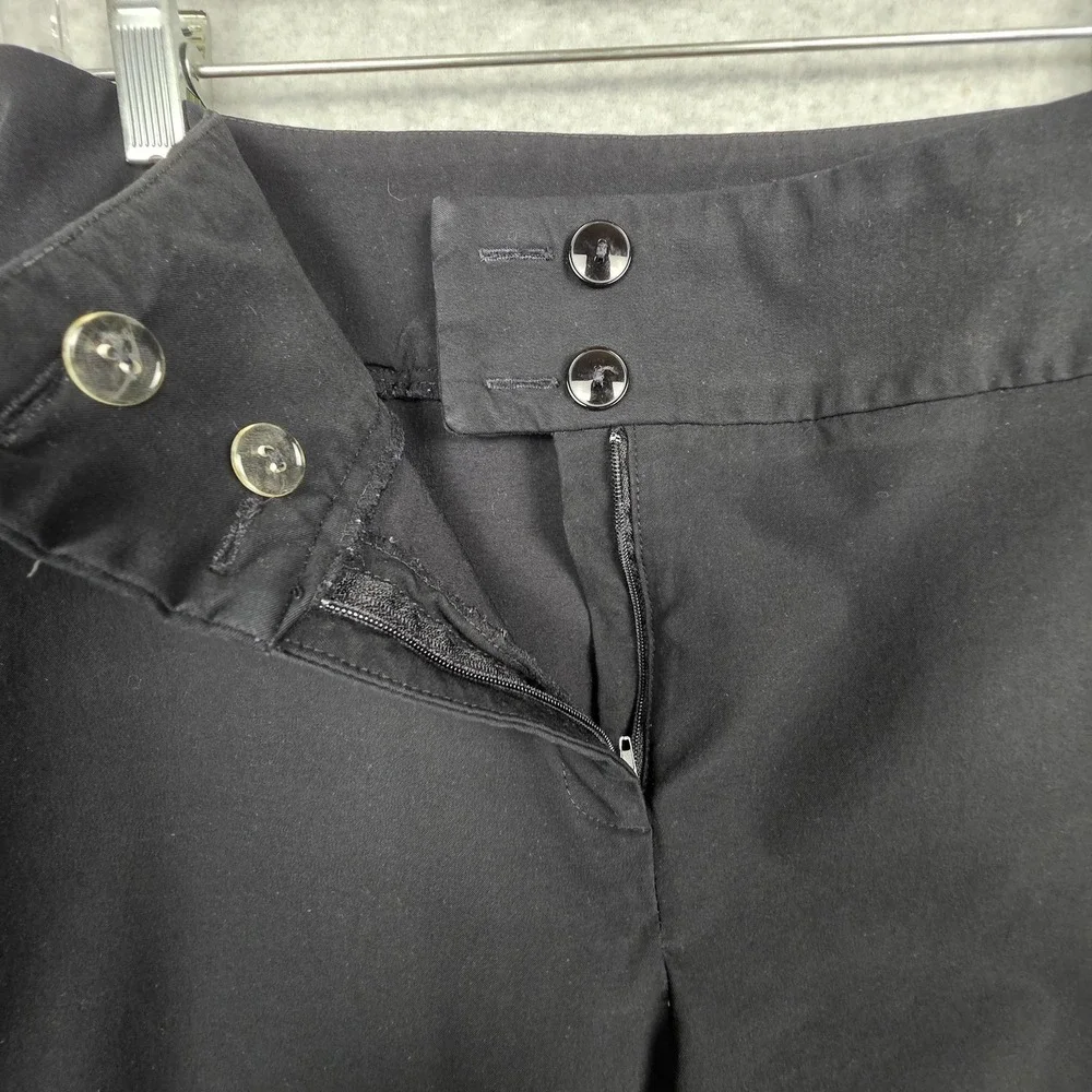 Shape FX Newport News Pants Womens 13 Black Stretch Dress Career Straight Leg - Picture 6 of 13